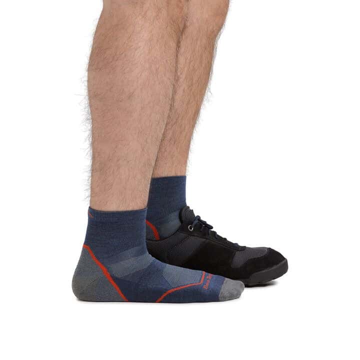 Darn Tough Men's Light Hiker 1/4 Lightweight lifestyle