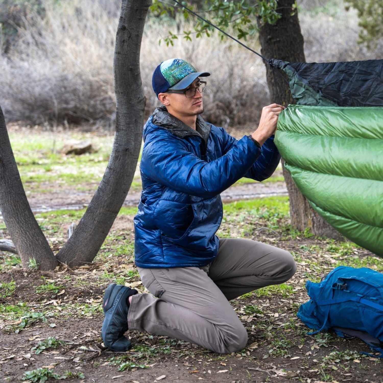 Enlightened Equipment Men's Torrid Pullover lifestyle