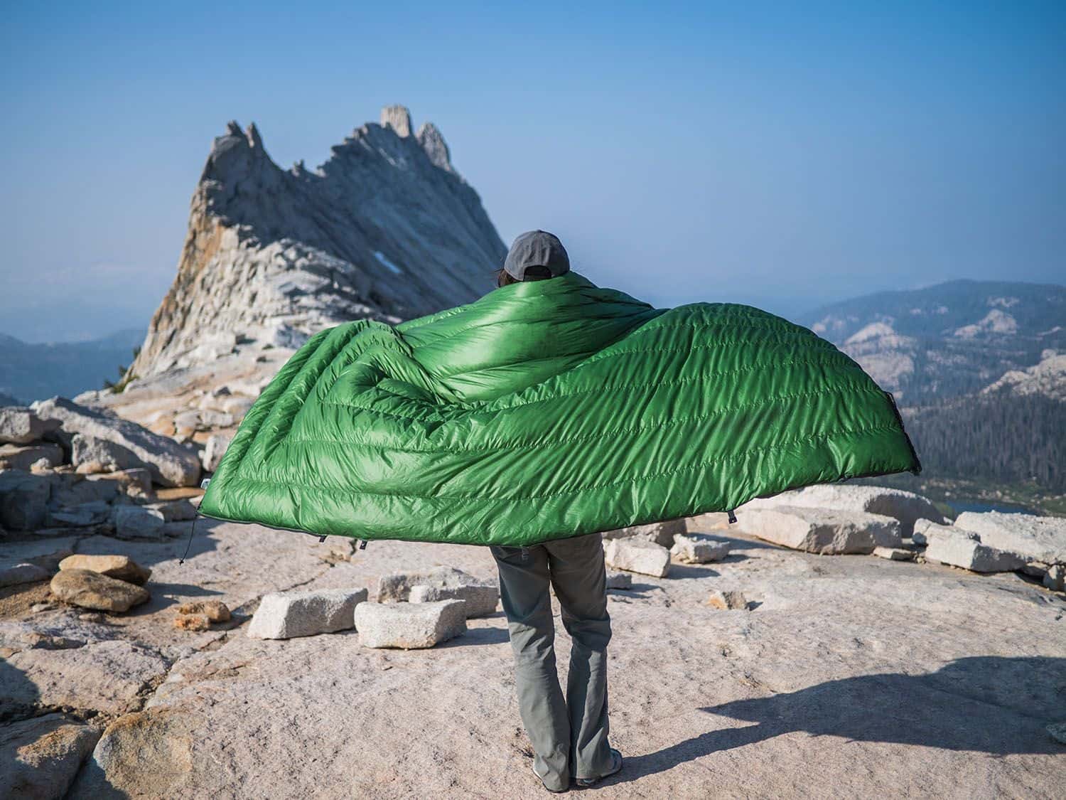 Enlightened Equipment Revelation Quilt 30°F (-1°C) lifestyle