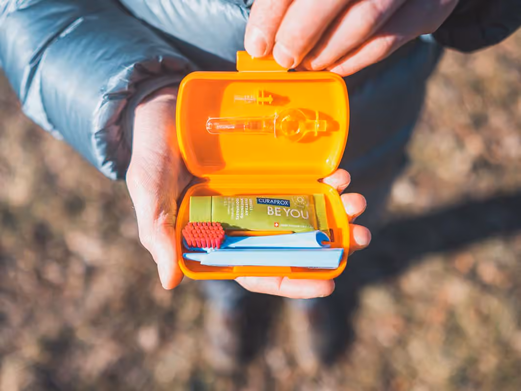 Curaprox Travel set lifestyle