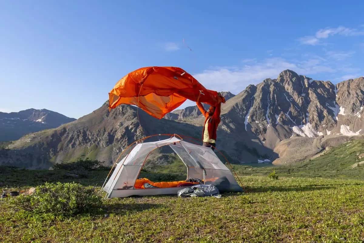 Big Agnes Copper Spur UL3 lifestyle