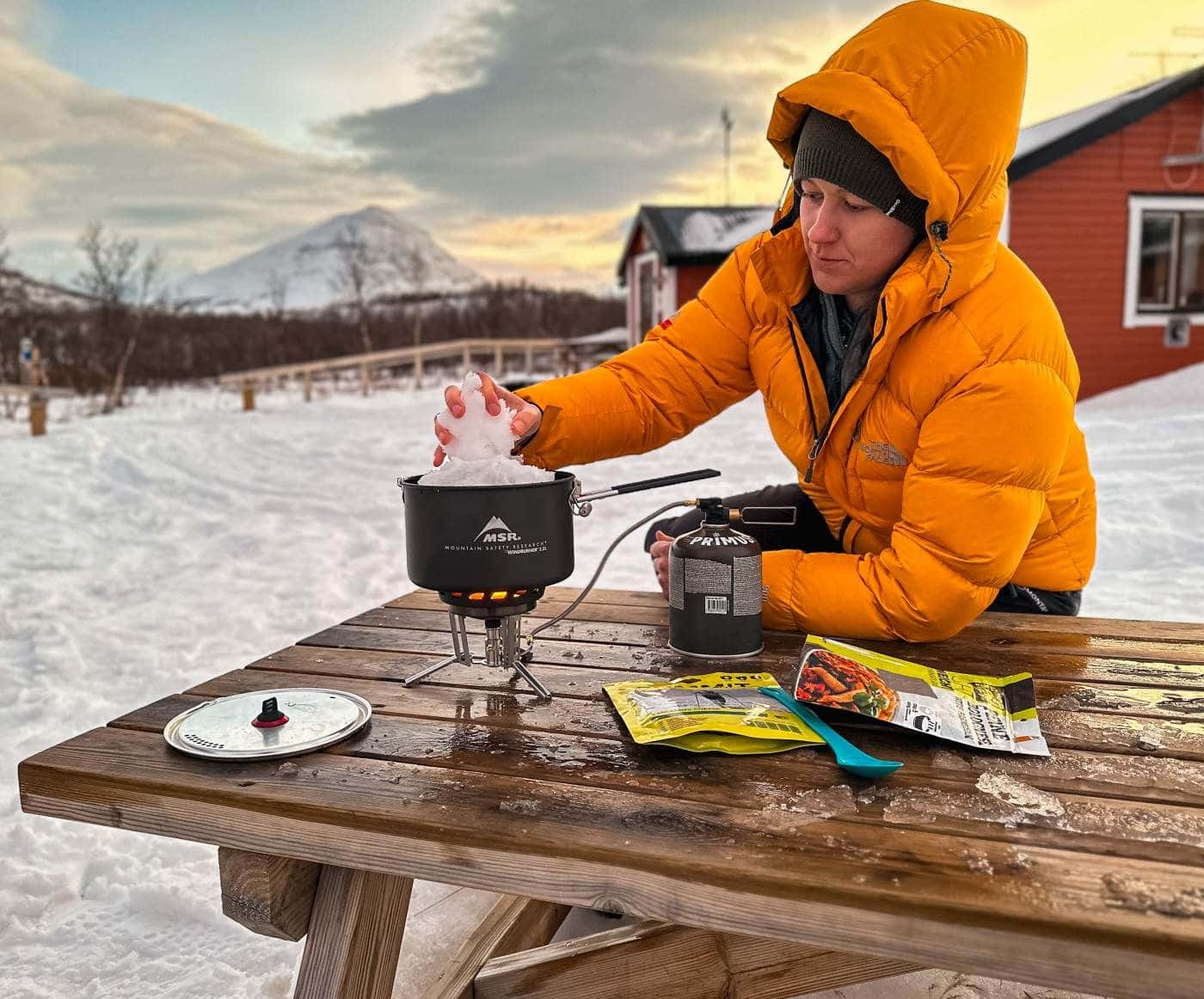 MSR Windburner Group Stove System lifestyle