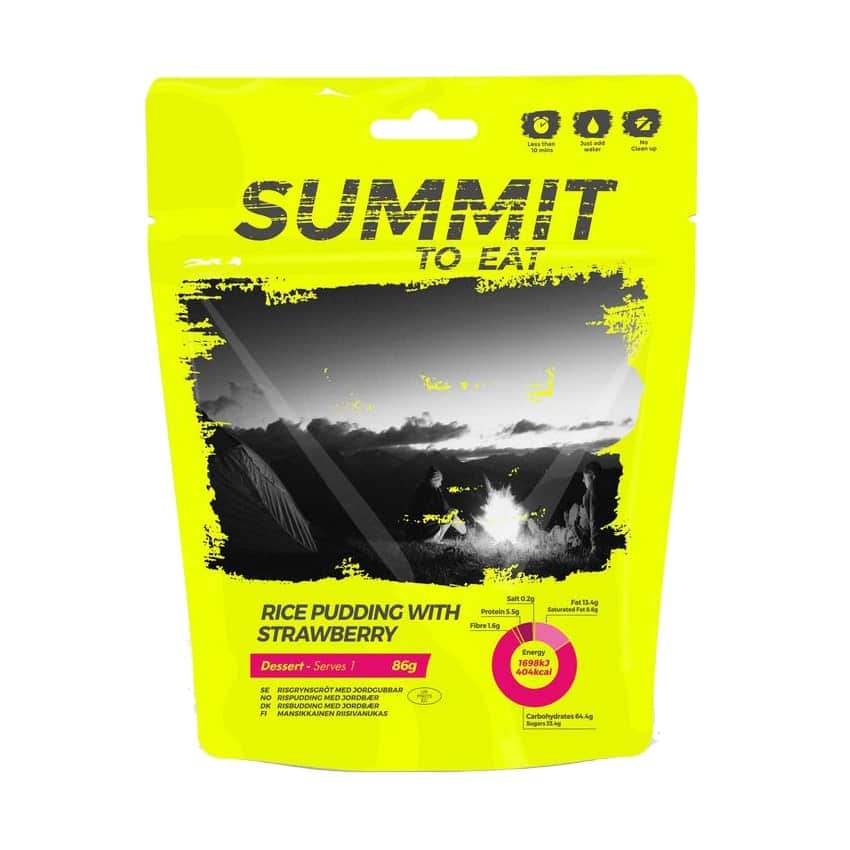 Summit To Eat rýžový nákyp s jahodami
