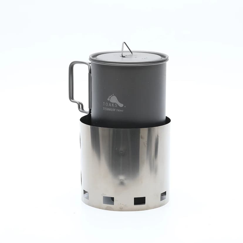 TOAKS Titanium Alcohol Stove Cook System with 750 ml Pot