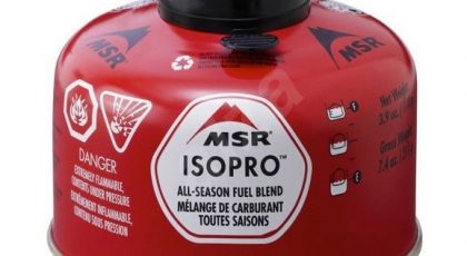 MSR IsoPro Plynová kartuše 110g - vhodná i do nižších teplot.