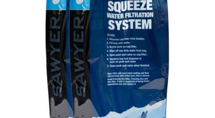 Měkká skládací láhev Sawyer 2L – sada 2 ks