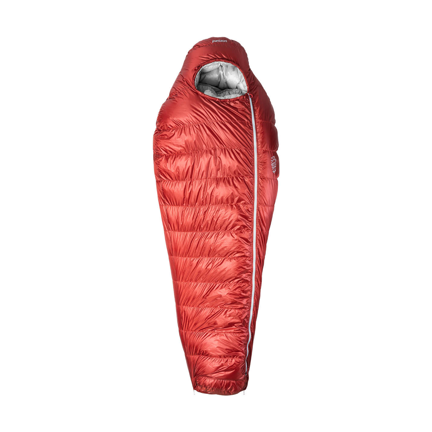 Patizon Dpro 290 péřový spacák červená barva