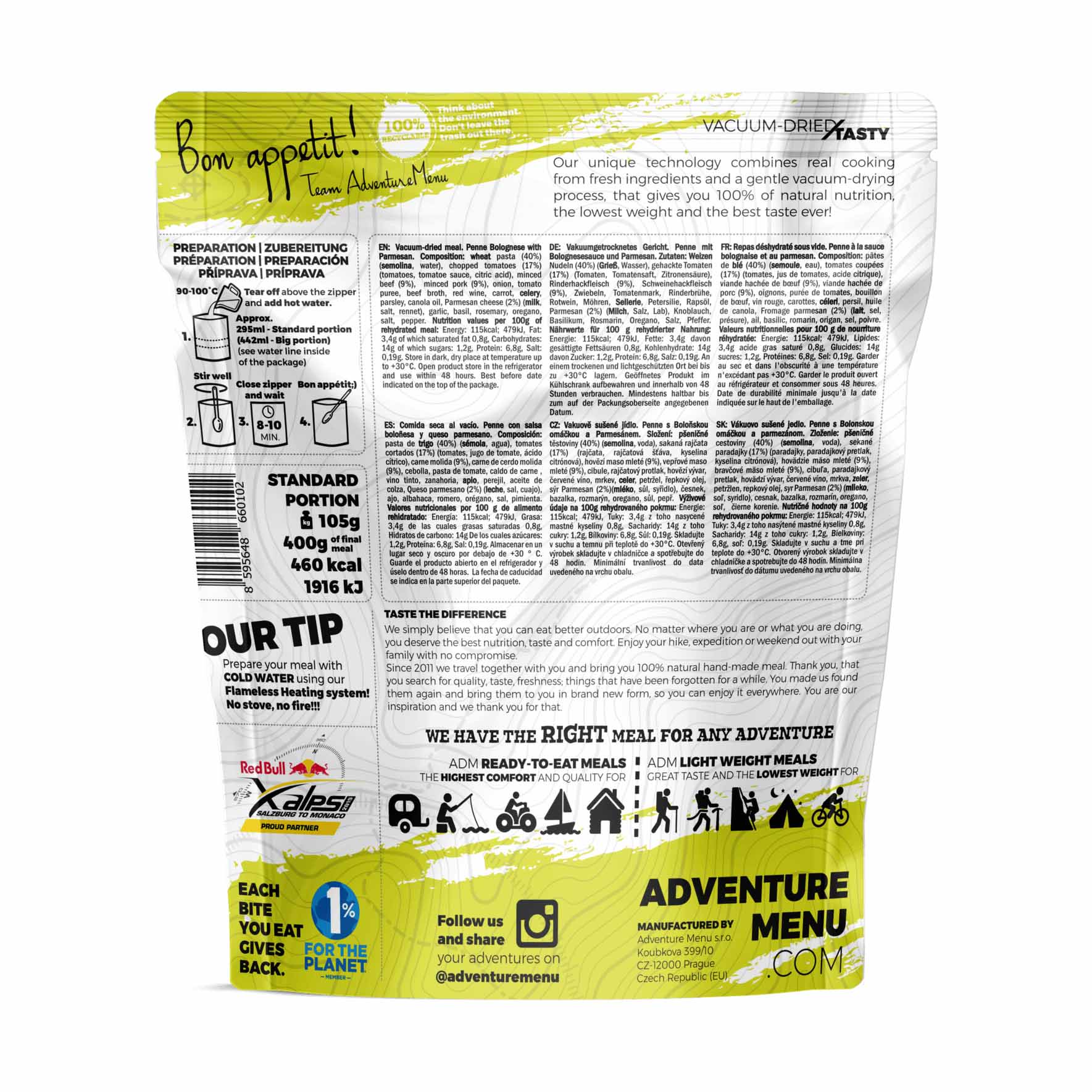 Pouch LW Penne Bolognese BACK 1