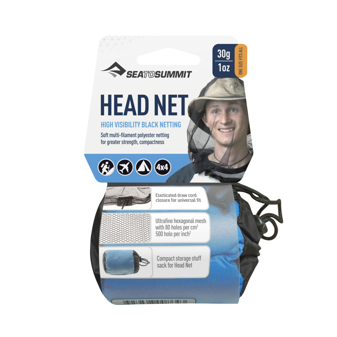 AMOSH B Moskytiéra na hlavu Sea To Summit Head Net