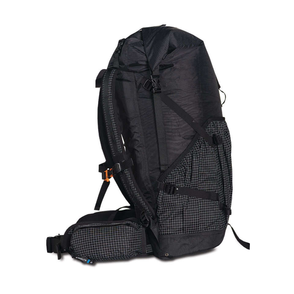 Hyperlite Mountain Gear Packs 2400 Southwest 18177028292653 Batoh Hyperlite Mountain Gear 2400 Southwest Black - boční strana batohu