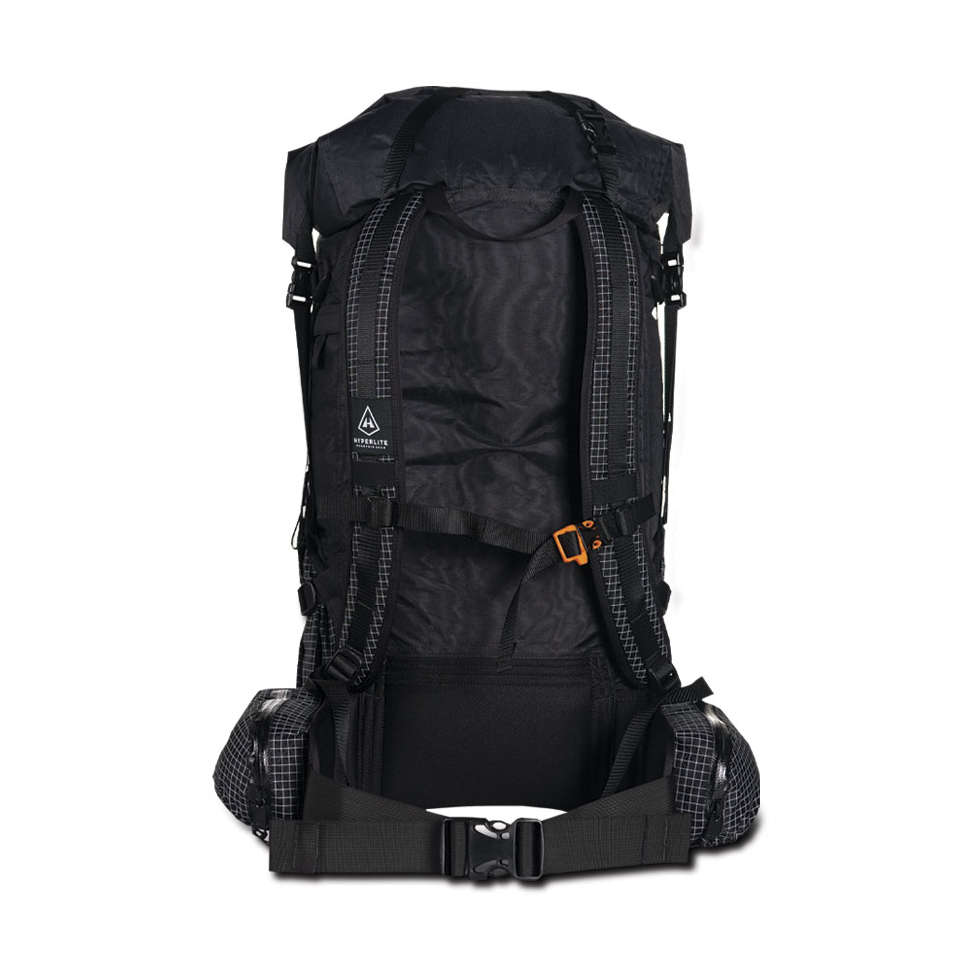 Hyperlite Mountain Gear Packs 2400 Southwest 18177034846253 Batoh Hyperlite Mountain Gear 2400 Southwest Black - zadní strana batohu