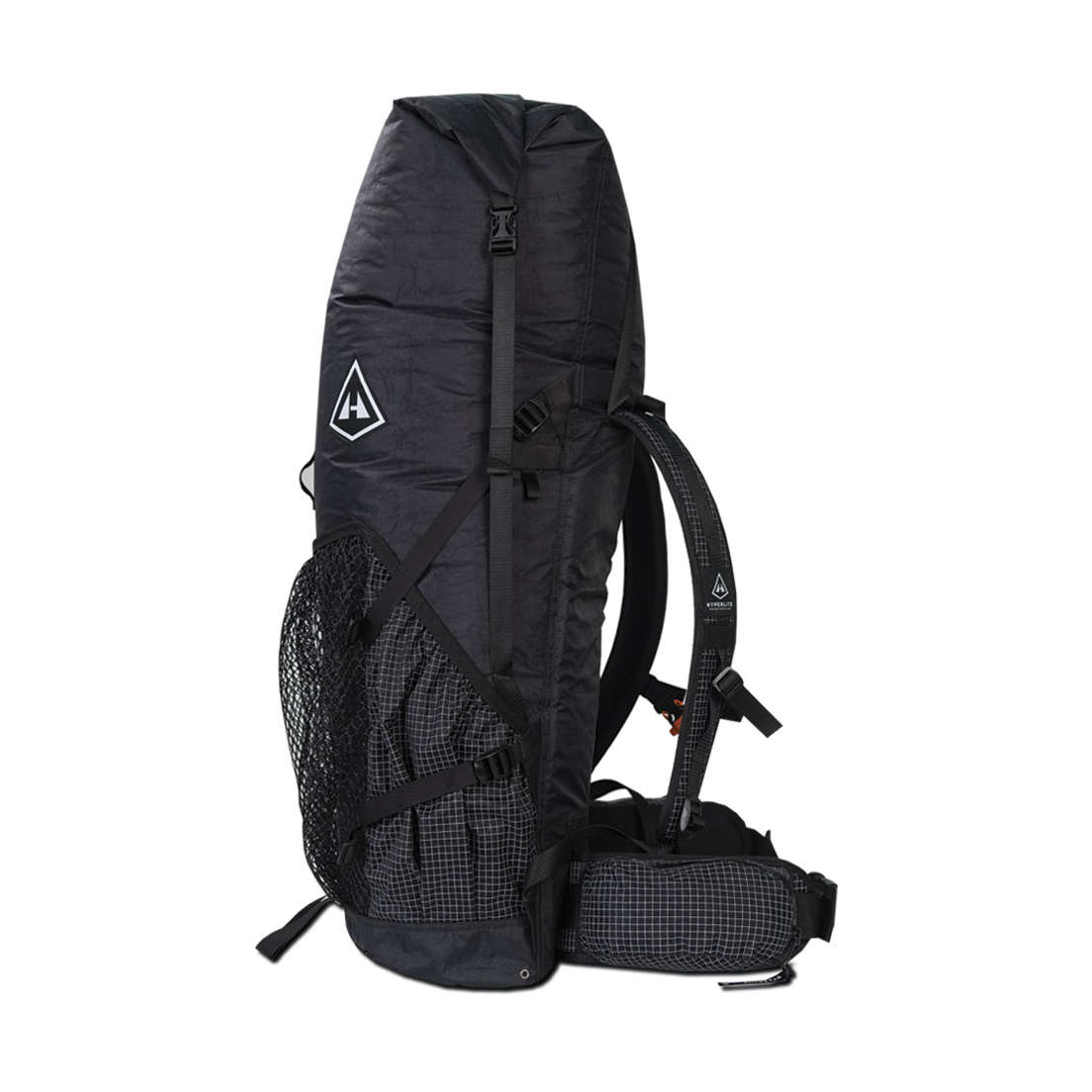 Hyperlite Mountain Gear Packs 3400 Junction 28469764587565 Batoh Hyperlite Mountain Gear 3400 Junction Black - levá boční strana s logem
