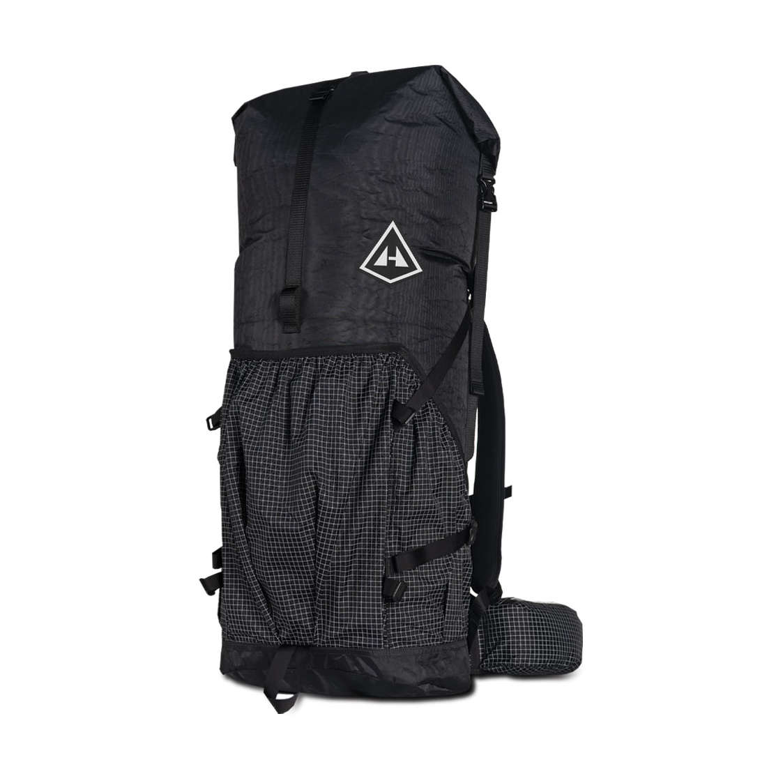 Hyperlite Mountain Gear Packs 3400 Southwest S Black 28468629766189 Hyperlite Mountain Gear 3400 Southwest Black - přední strana batohu s logem