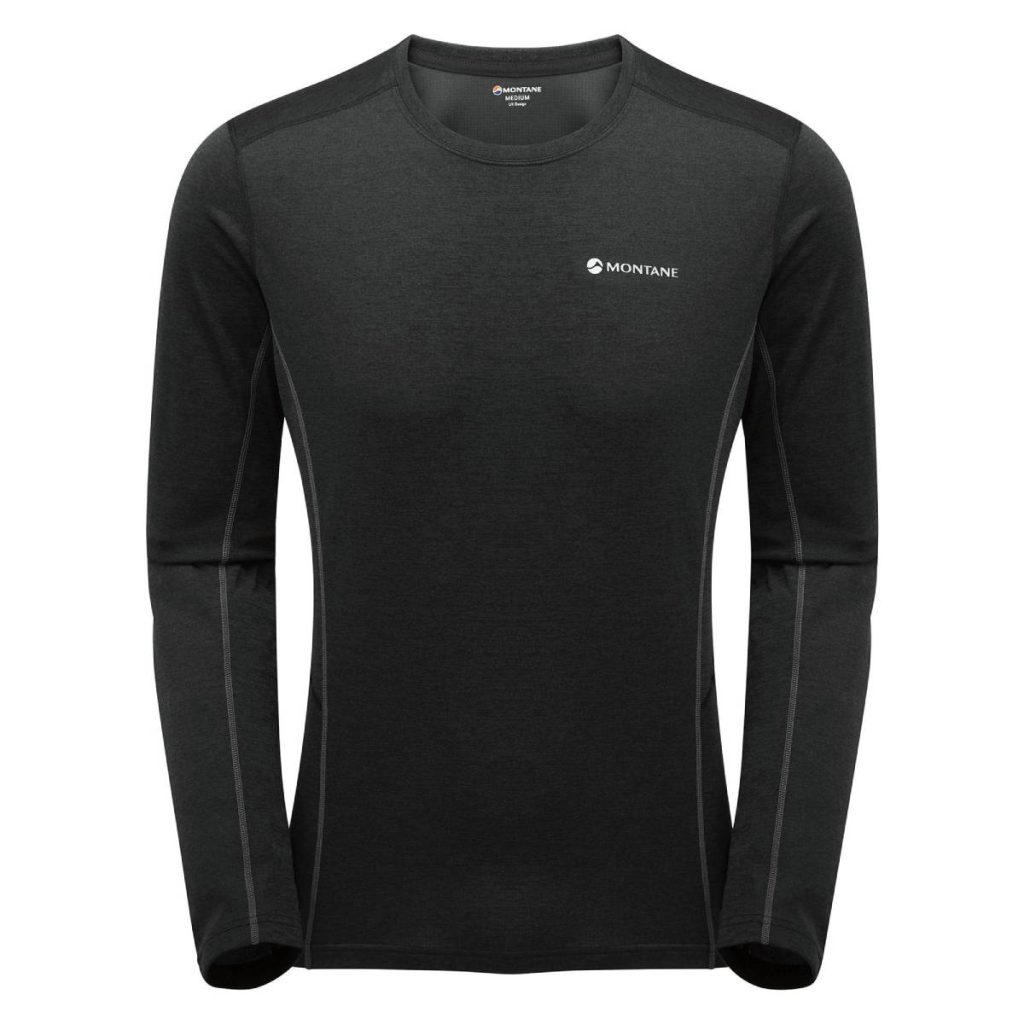 Montane Dart Long Sleeve T-Shirt - Black, L