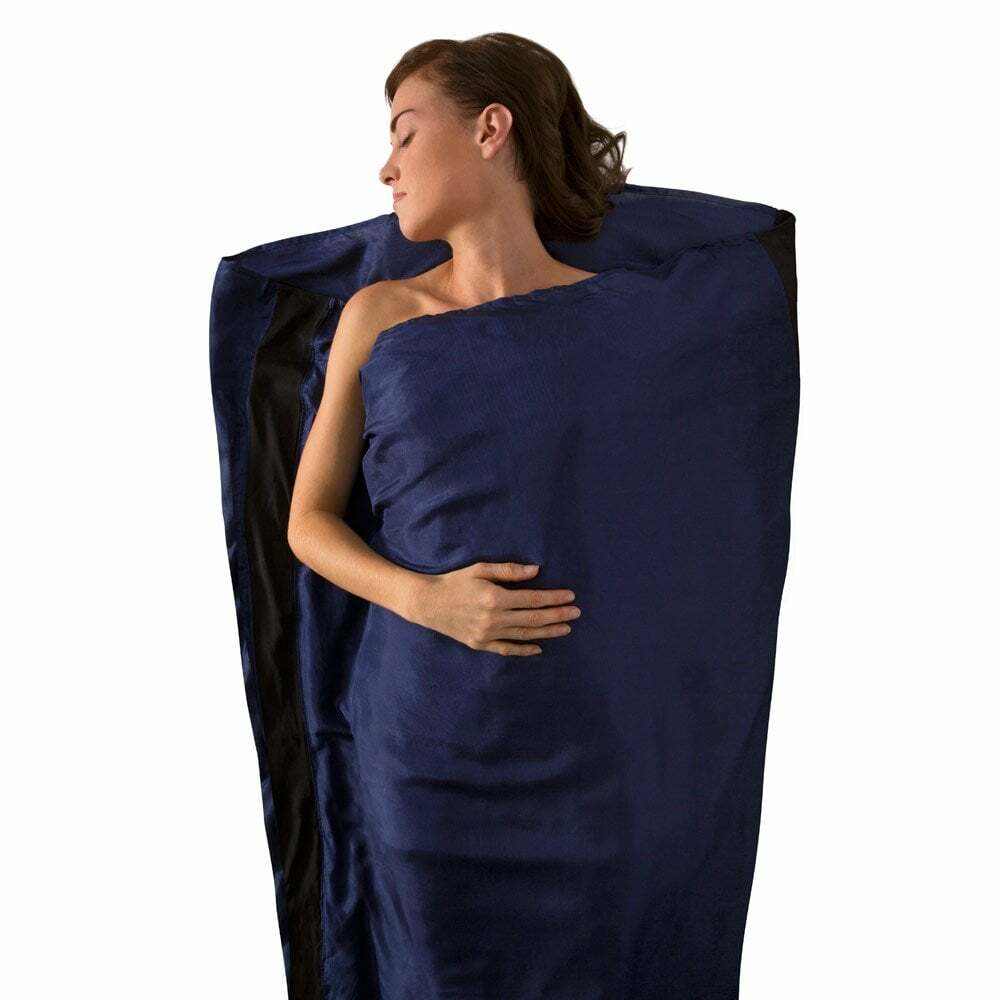 Sea To Summit Travel Liner 100% Premium Silk Mummy Tapered Shape 01
