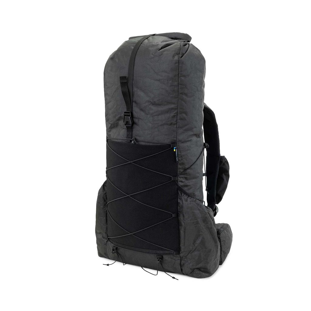 Liteway Elementum Pack Ultra 50L - Black, Large - ultralehký batoh