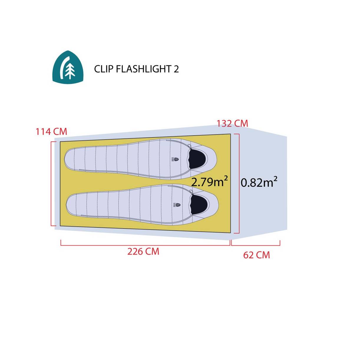 Tente Sierra Designes Clip Flashlight 2 3000 10