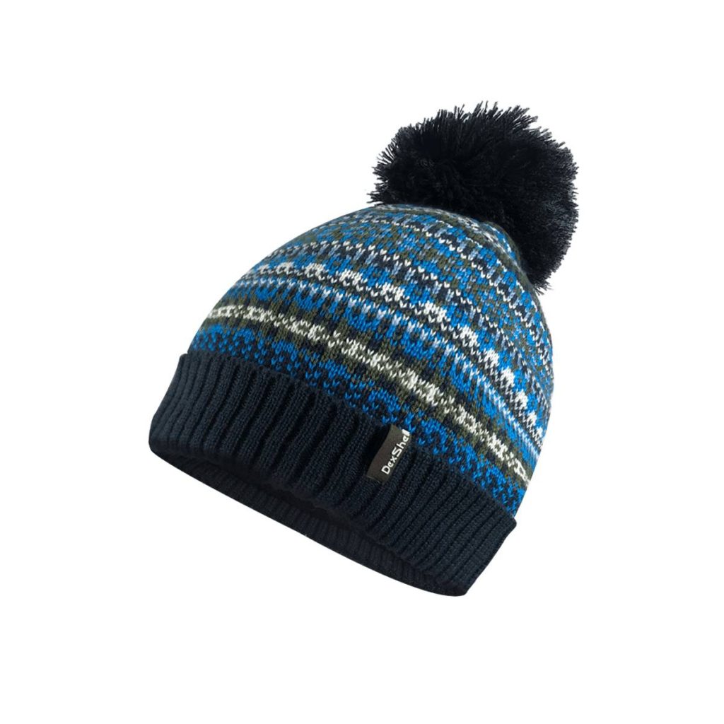 Levně DexShell Beanie Fair Isle - Blue Bohemian, L/XL