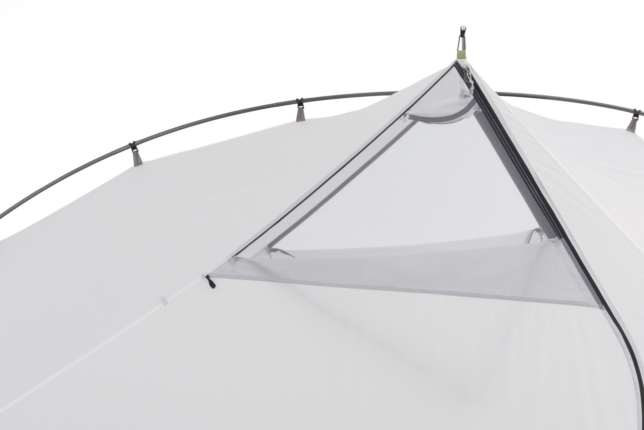 ATS2040 01180411 Telos TR3 Plus Ultralight Tent Green 10 DoorVentsOpen Ve Velké Velikosti