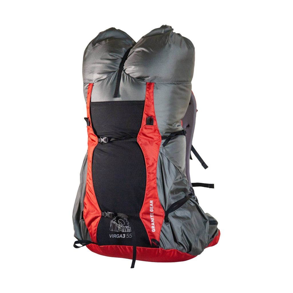 Granite Gear Virga3 55 - Flint/Bright Red, Long - ultralehký batoh