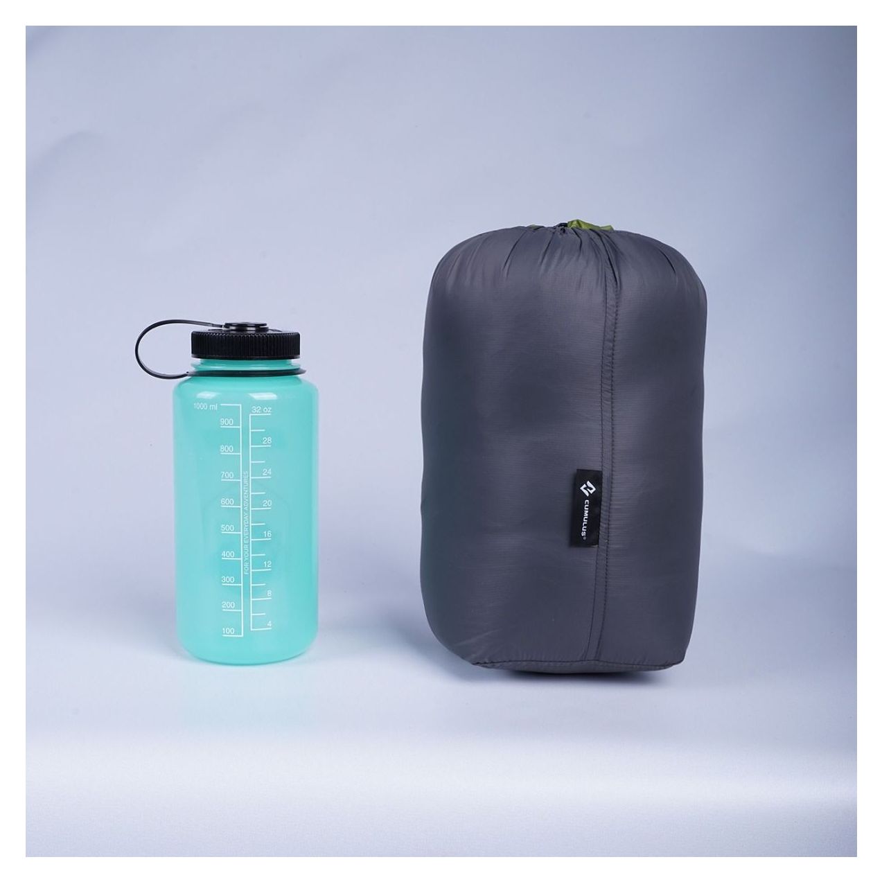 Cumulus Down Sleepingbag Kids Junior500 Blue Packed