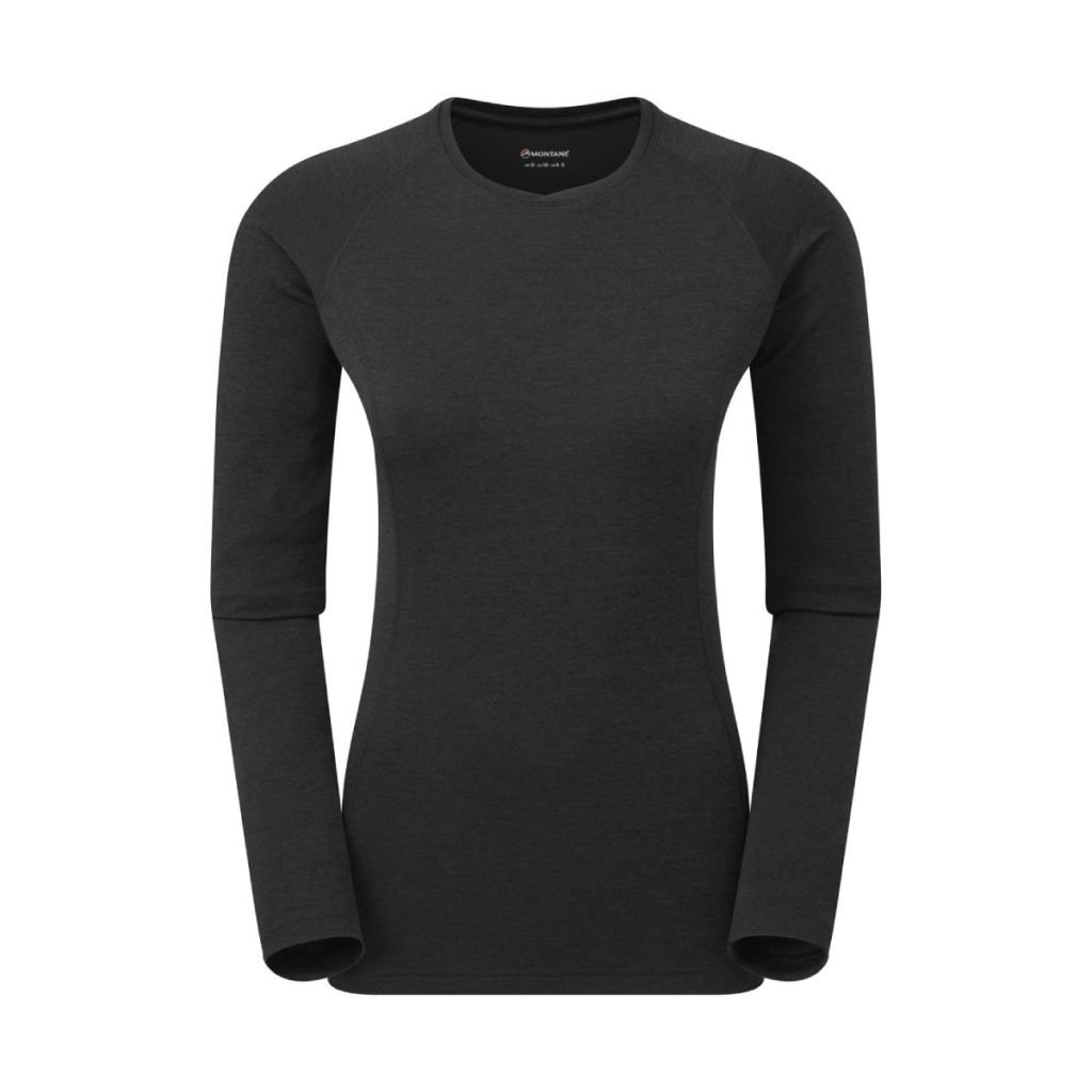 Montane Women’s Dart Long Sleeve T-Shirt - Black, XL