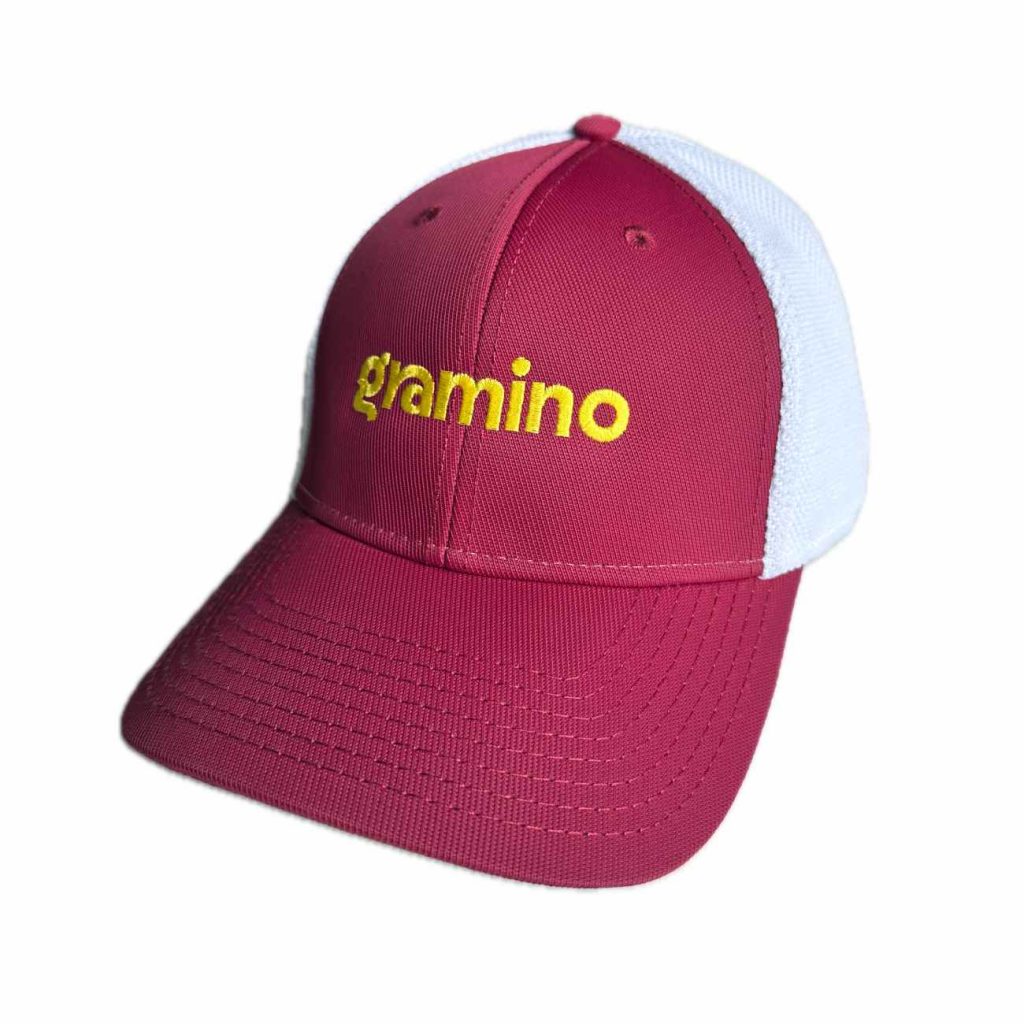 Kšiltovka Gramino Trucker Hat - červená/bílá