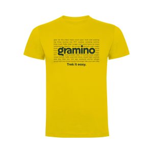 Originální tričko značky Gramino s tématikou dálkových treků a ultralightu.