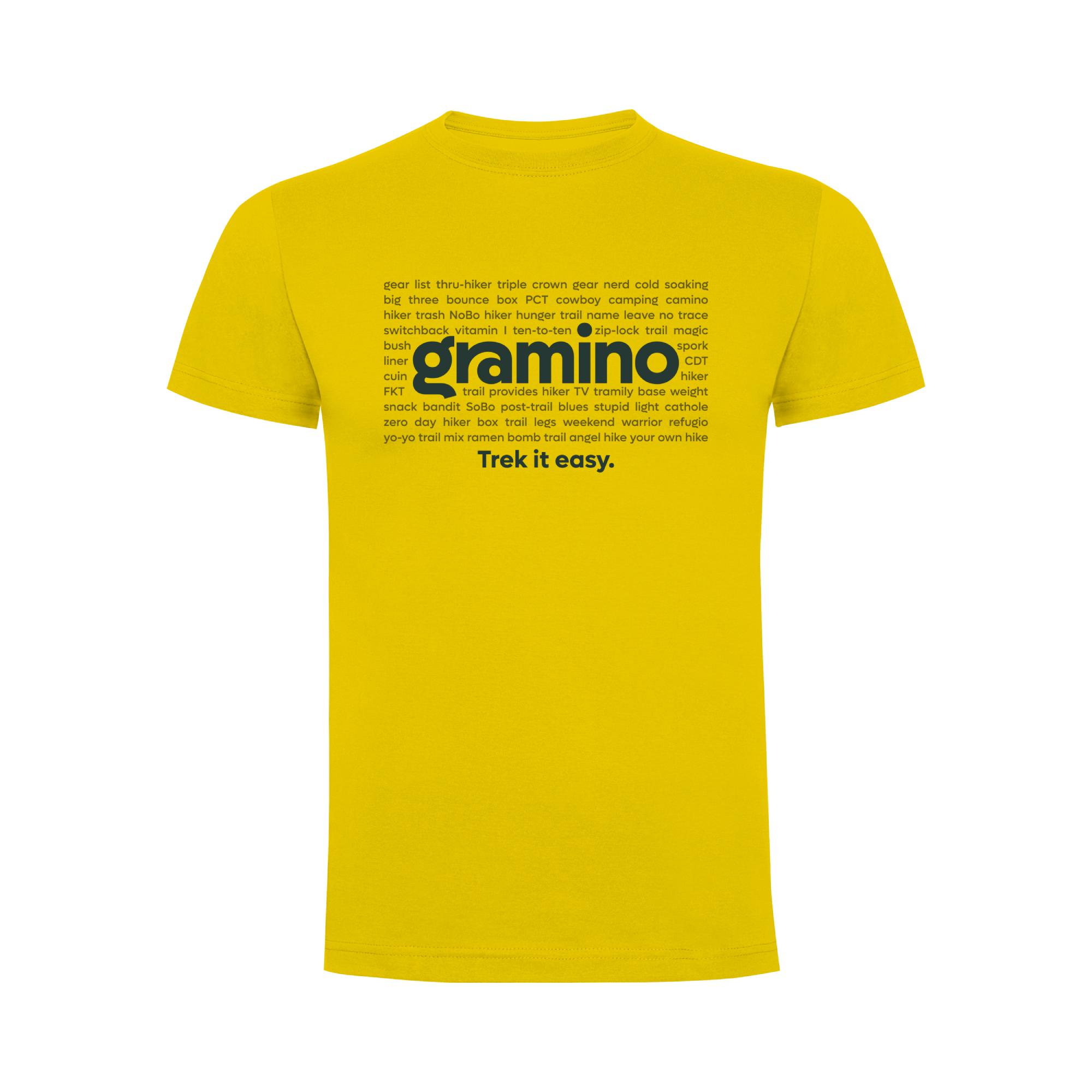 Gramino Ultralight Slang T-Shirt - men - front 1 Originální tričko značky Gramino s tématikou dálkových treků a ultralightu.