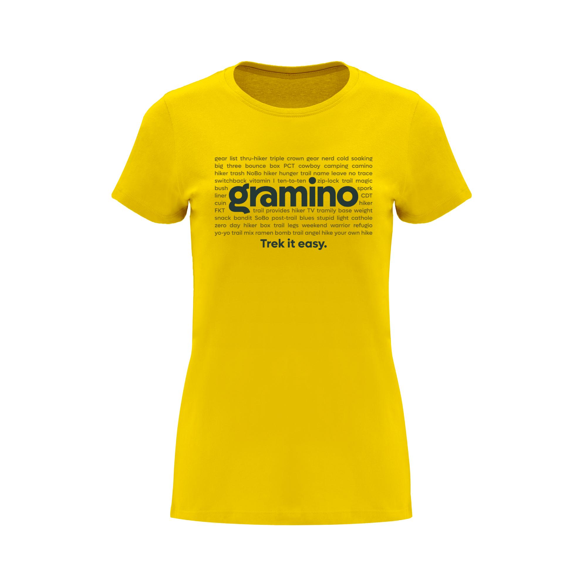 Gramino Ultralight Slang T-Shirt - women - front 1 Originální tričko značky Gramino s tématikou dálkových treků a ultralightu.