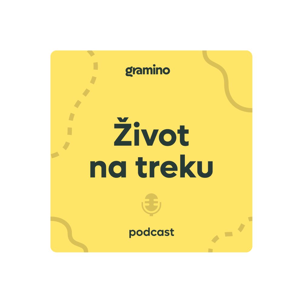 Život Na Treku Gramino Nálepka Žlutá