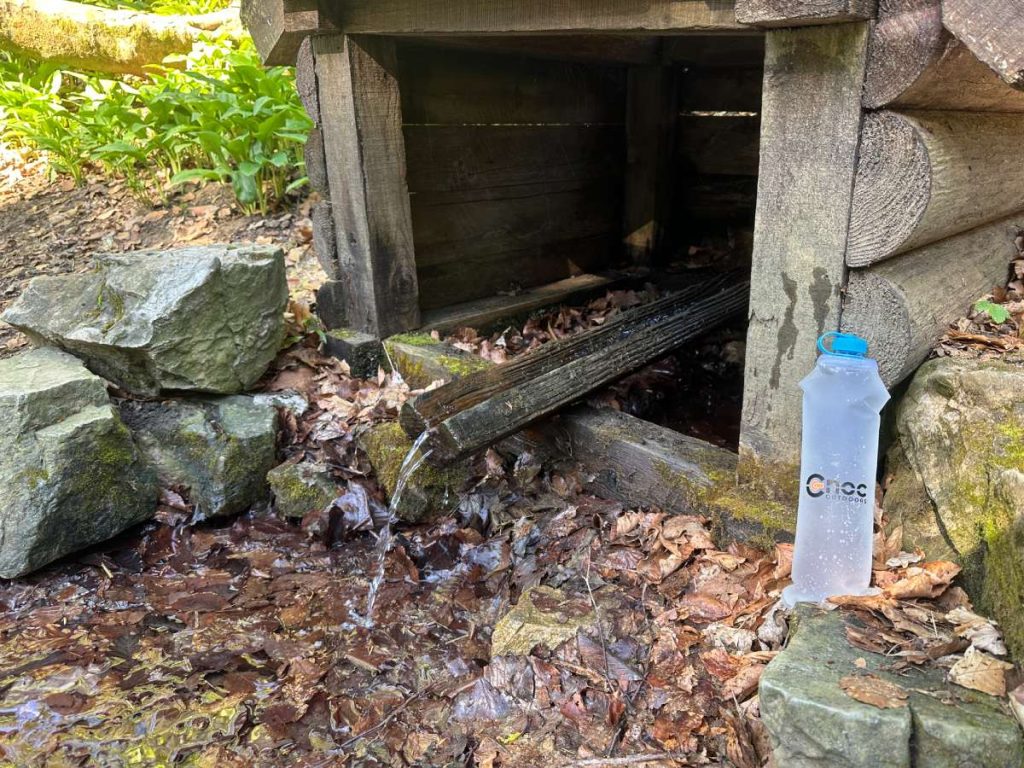 Studánka v Hiadelském sedle v nízkých Tatrách