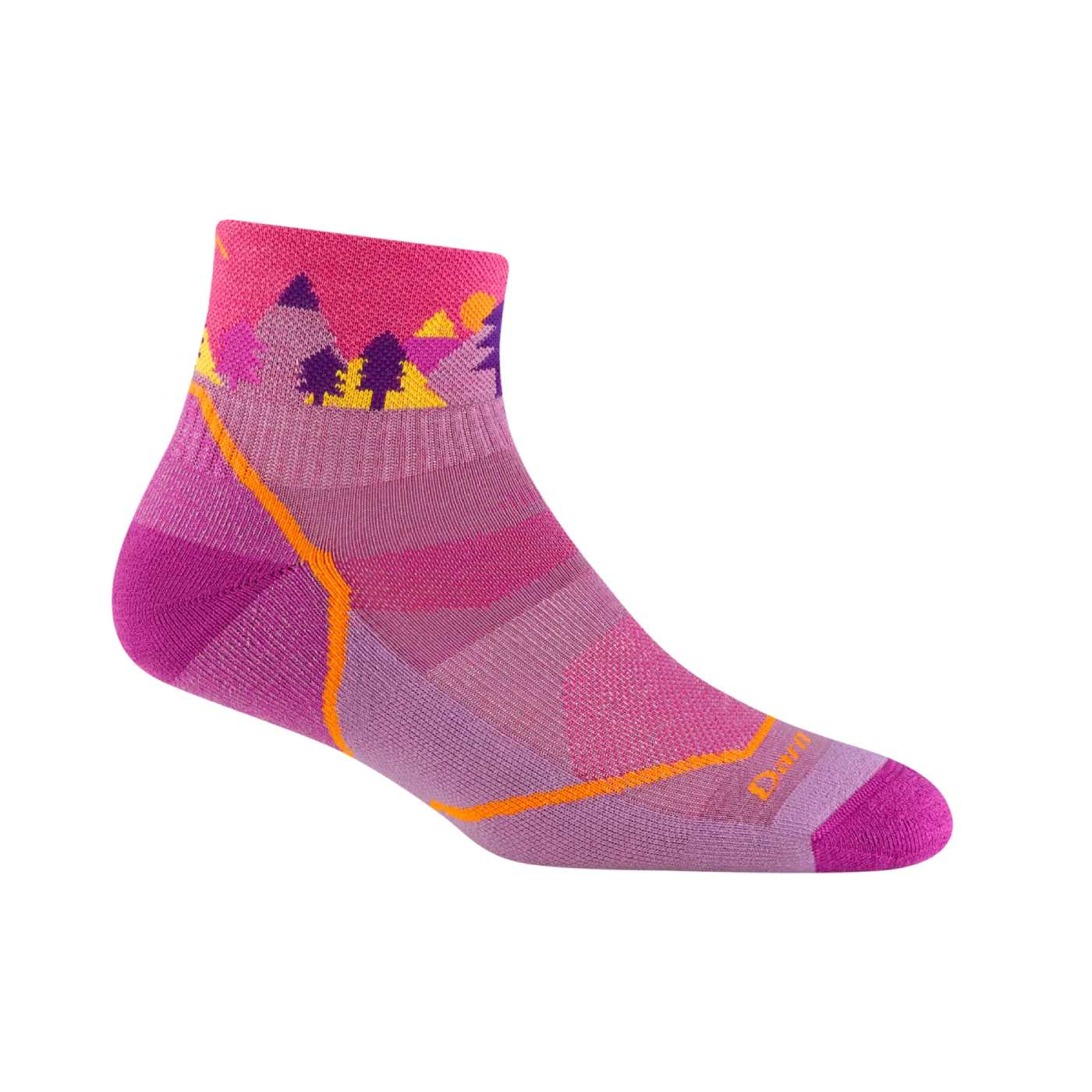 Darn Tough Kids Quest Quarter Lightweight Dětské 3041 Violet