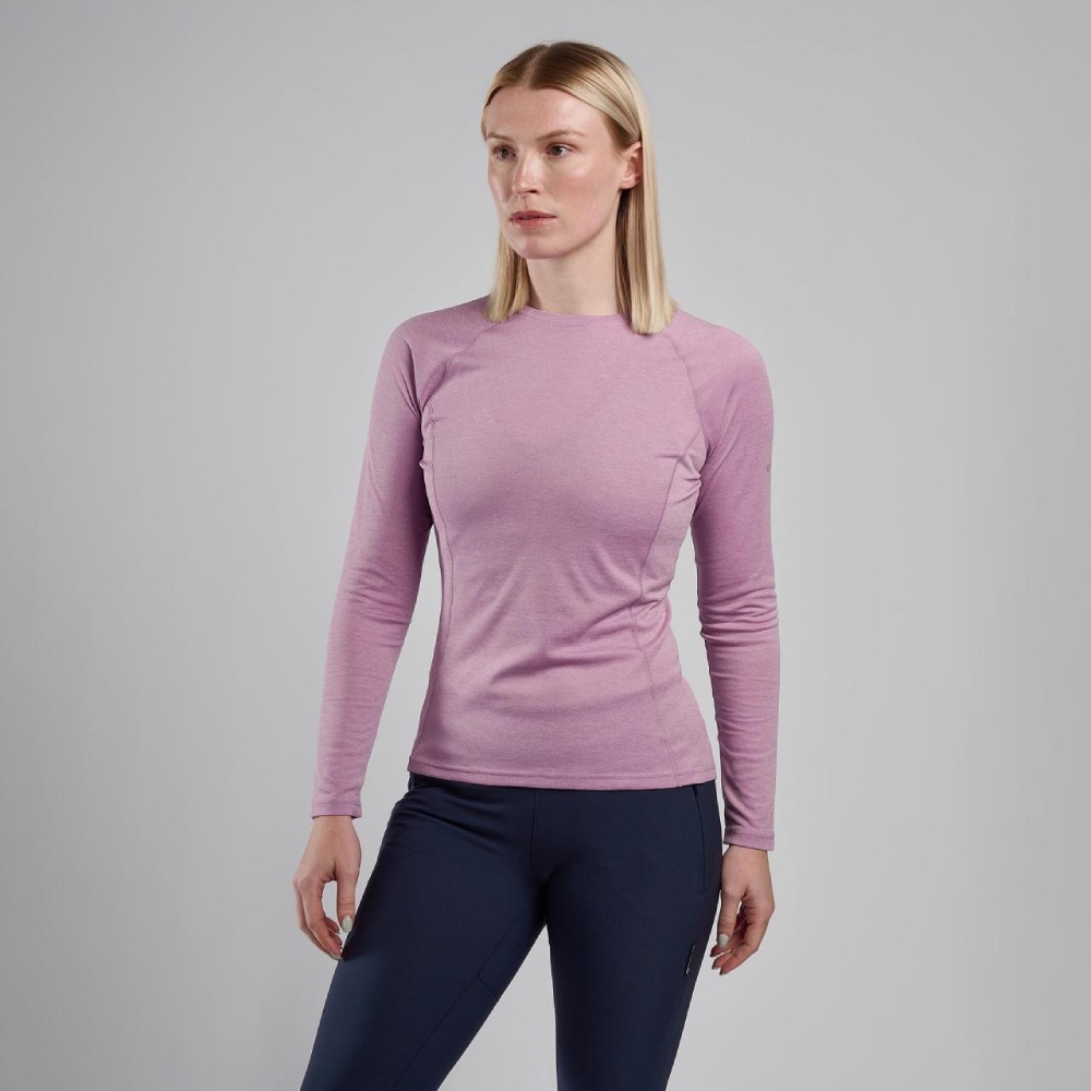 Montane Wms Dart Long Sleeve T Shirt Allium 02