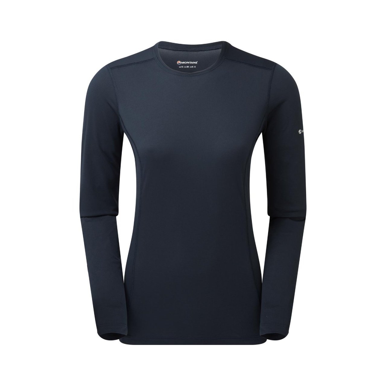 Montane Womens Dart Lite Long Sleeve T Shirt Eclipse Blue 01