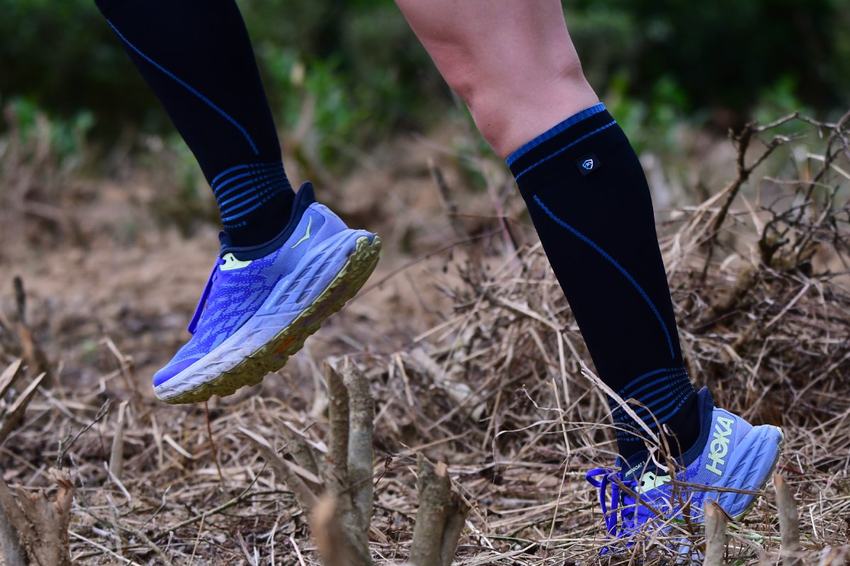 DexShell Longlite Socks Jet Black Blue 05