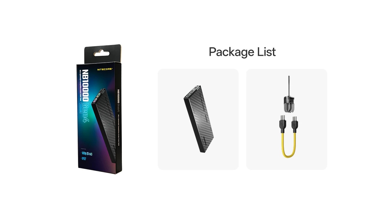 Nitecore NB10000 Power Bank GEN4 24