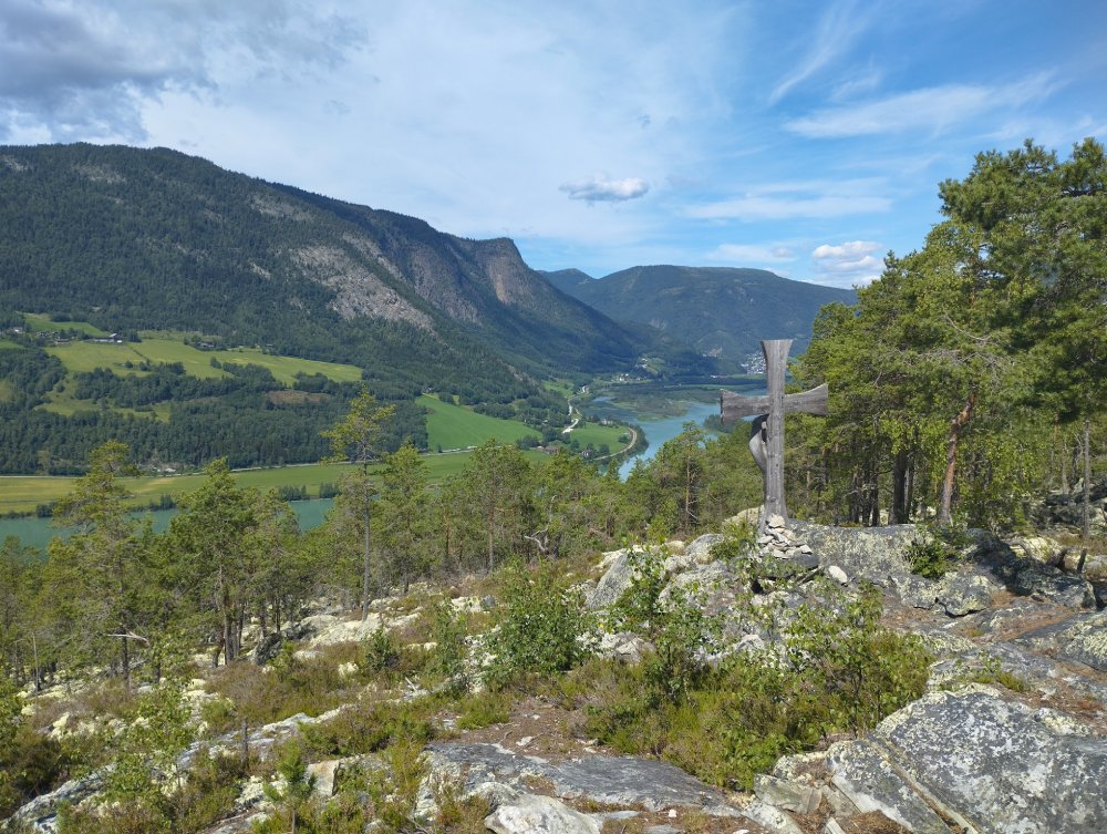 Cesta Svateho Olafa 6 – Gramino Výhled na údolí Gudbrandsdalen